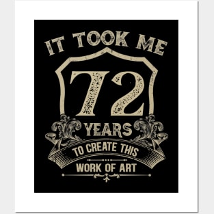 72nd Birthday Posters and Art